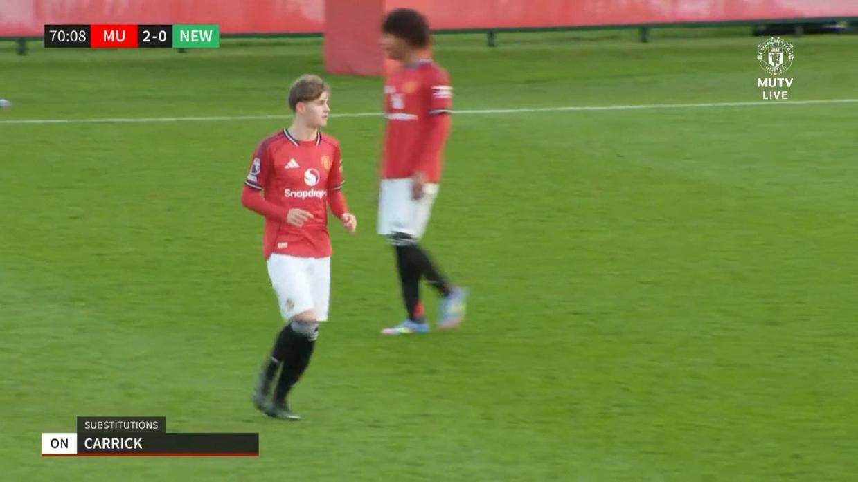 小卡里克曼联U18演首秀!曾搭档鲁尼长子,青训已有四大名宿之后